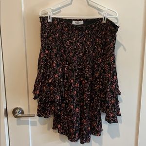 Off the shoulder smocked dress/tunic